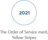 2021 - The Order of Service merit, Yellow Stripes